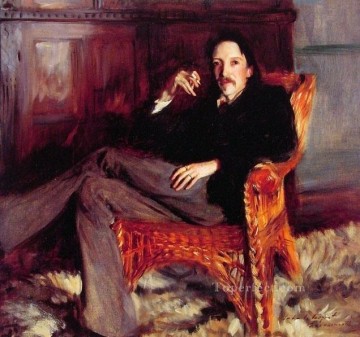  Louis Oil Painting - Robert Louis Stevenson John Singer Sargent